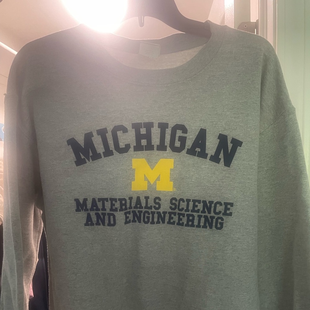 Gray Michigan Engineer Sweatshirt